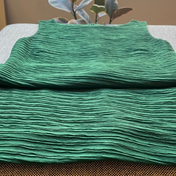 Y2K Vintage Forest Green Ruched Dress, Circa 2008 - Picture 12 of 17